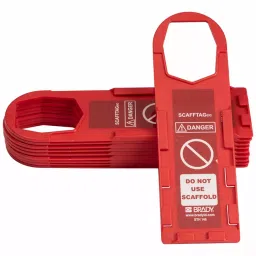 BRADY Tag 3-1/2 inch x 11-3/4 inch White on Red for Indoor/Outdoor Usage, 3GAL8 (Pack of 10 Pcs)-image-58