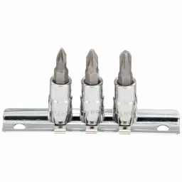 Westward Socket Bit Set Steel Socket Size 6.35 mm (1/4 inch) Drive Size 6.35 mm (1/4 inch), 54TN85-2