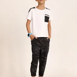 LITTLE NINJA Boys T-shirt with Trousers-50