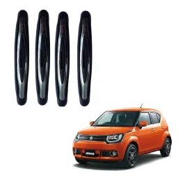 SPREADX Plastic Car Compact Black Colour Elegant Door Guard Protection Universal Type Suitable for Maruti Suzuki Nexa Ignis Type-1 (Set of 4 Pcs)-19