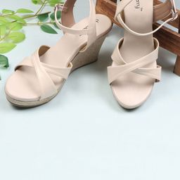 DressBerry PU Wedge Heel Sandals-24