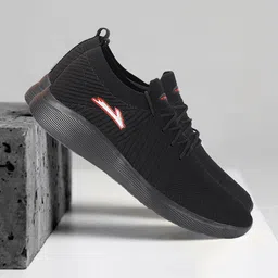 JQR Men Mesh Walking Non-Marking Shoes-7