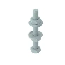 STEEL-SMITH Standard Hex Spindles with 2 Nuts M12 Dia, SH-12115-2N (Set of 3 Pcs)-image-80