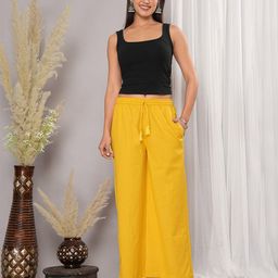 Aaheli Women Flared Palazzos-image-119