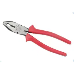 Taparia Combination Plier Insulated with thick CA Sleeve and Joint Cutter-Printed Bag Packing, Length 165 mm, 1621-6-48