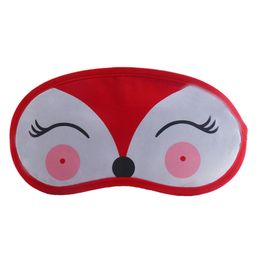 Jenna Deer Printed Sleeping Eye Mask - Red-image-67