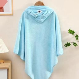 Butterthief New Born Baby Super Soft Hooded Bath Towel - Blue-image-119