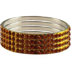 Vidhya Kangan Women Orange Bangle-image-34
