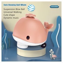 AKN TOYS Floating Ball Musical Whale Toy, Balancing Ball Fun for Babies & Toddler- Gifting Toy for Kids- Random Colour-PACK OF 1 ( COLOR AND DESIGN MAY VARY ) image 2
