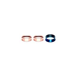 Dynamic Retail Global Set of 3 Rings for Men & Women, Gold-Blue Alloy Ring ()-image-43