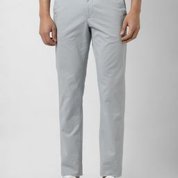 Van Heusen Sport Men Textured Slim Fit Trousers-image-106