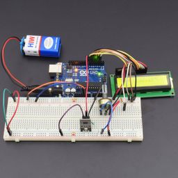 Make a thermometer using DS18B20 temperature sensor module and 16x2 LCD interfacing with arduino uno - KT778Make a thermometer using DS18B20 temperature sensor module and 16x2 LCD interfacing with arduino uno - KT778-26
