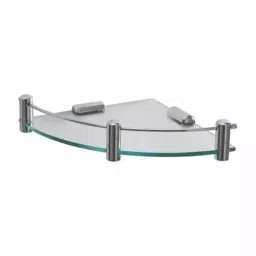 PLUMBER 200 mm (8 inch) Toughened Glass Corner Glass Shelf, U-0921-image-16