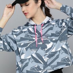 Puma Women Abstract Printed Modern Sports AOP dryCELL Hooded Relaxed Fit Sweatshirt-image-12