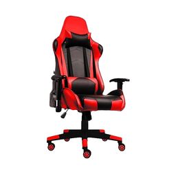 Rose Up High Back Gaming Chair with Lumbar Support and Adjustable Backrest, Red and Black, RGC003-image-101