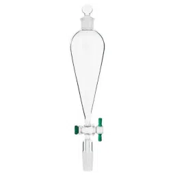 Abgil 5000ml Pear Shape Separating Funnel with Joint Interchangeable Stopper and PTFE Stopcock ABG1695-15