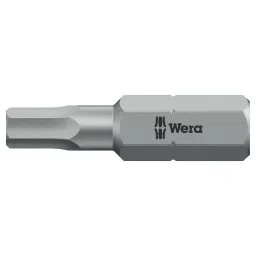 WERA HEX BIT, SIZE 8MM X 25MM, 05056335001-31