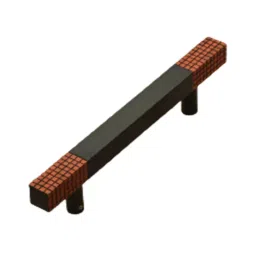 DECORE 116 450 mm Aluminium Black and Cooper Finish Door Pull Handle-image-84