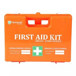THADHANI MEDIC 2500 Series All-in-One First Aid Kit Box 28x20x11.5 cm, Orange-image-42