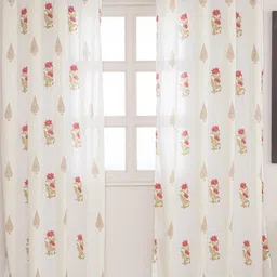 The Home Story Set of 2 Cotton Sheer Door Curtain-image-55