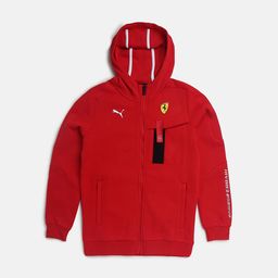 Puma Unisex Kids Red Sporty Cotton Jacket-18