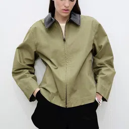 MANGO Women Pure Cotton Tailored Jacket-29