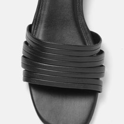 Kenneth Cole Striped Textured Leather Block Heels image 5