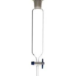 Abgil 2000ml Borosilicate Glass Cylindrical Shape Dropping Funnel with PTFE Stopcock and Interchangeable Stopper ABG1702-17