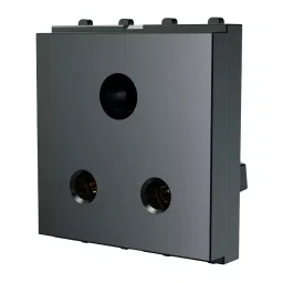 Cona ESTELLA 3 Pin Socket 6 A Current Black, 19061-25