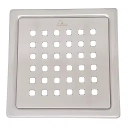 Aquieen 5x5 Inch Stainless Steel Silver with Cockroach Trap Matte Bathroom Floor Water Drain Grating-image-93
