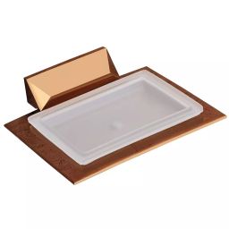 Aquieen Soap Dish Glass Rose Gold, AQN 978-image-47
