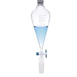 Abgil 5000ml Borosilicate Glass Pear Shape Separating Funnel with Graduation PTFE Stopcock Joint and Interchangeable Stopper ABG1717 image 1