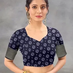 bansari textiles Printed Zari Bandhani Saree image 2
