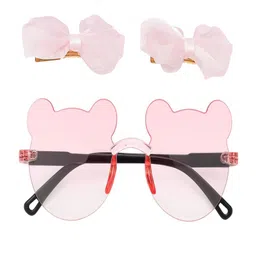 ANNA CREATIONS Girls Cute Bow Hair Clip Accessory with Sun Goggles Design-image-77
