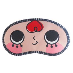 Jenna Hair Printed Sleeping Eye Mask - Red-image-64