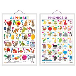 Alphabet and Phonics 2 Early Learning Educational Charts - English-14