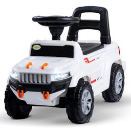 BAYBEE Speedy Manual Baby Ride On Car for Kids, Push Ride On Toy Jeep with Music & Led Light, Toddlers Push Ride Kids Car with Backrest, Under Seat Storage to Steering Wheel - White-image-47