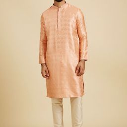 Manyavar Ethnic Motifs Printed Straight Kurta With Pyjamas-image-69