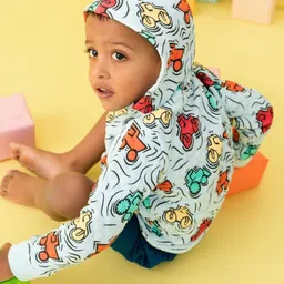 A Toddler Thing Unisex Kids Printed Hooded Sweatshirt-image-40