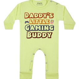 Arvesa Daddy Little Gaming Buddy Printed Bodysuit-image-3