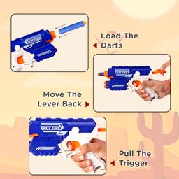 play nation PlayNation Soft Dart Gun - Blue image 5