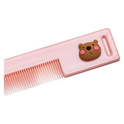 Adore Basics Hello 3D Character Kids Comb Se Pack of 3 Soft Edges- Multicolor image 5