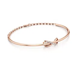Elevate your style with our Infinite Love Knot sparkling diamonds Bracelet.-image-85