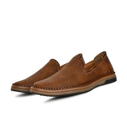 Big Boon Men Textured Orthotic Friendly Slip-On Casual Loafers-9