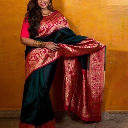 bigben textile Zari Banarasi Saree-image-87