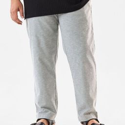 Snitch Men Snitch Grey Mid-Rise Regular Fit Plus Size Trouser-image-39