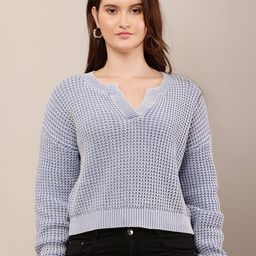 NoBarr Women Cable Knit Crop Pullover-picture-46