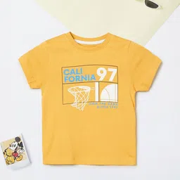max Boys Graphic Printed Round Neck Cotton T-shirt-image-85