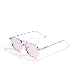 SAM & MARSHALL Unisex Square Sunglasses with UV Protected Lens BRIAN_BLUSH_2800-47
