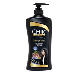 Chik Protein Solution Thick & Glossy Shampoo With Flax Seeds & Black Tea - 1L-image-45